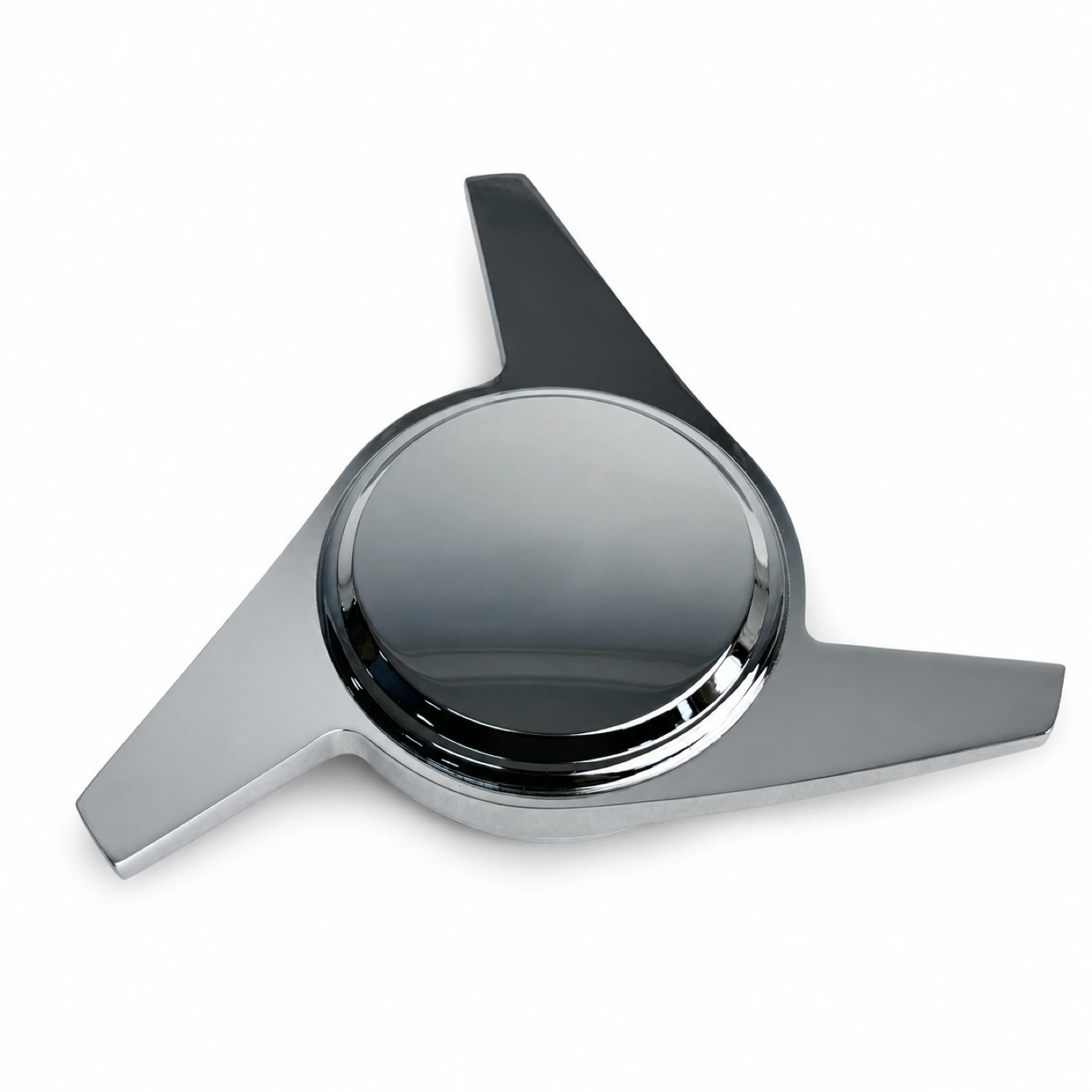 3-Bar Smooth Dome Chrome Wire Wheel Knock Off