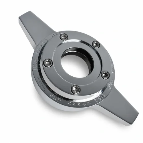 2-Bar USA Open Center Silver Wire Wheel Knock Off