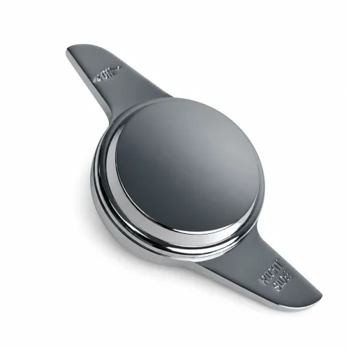 2-Bar Smooth Dome Silver Wire Wheel Knock Off