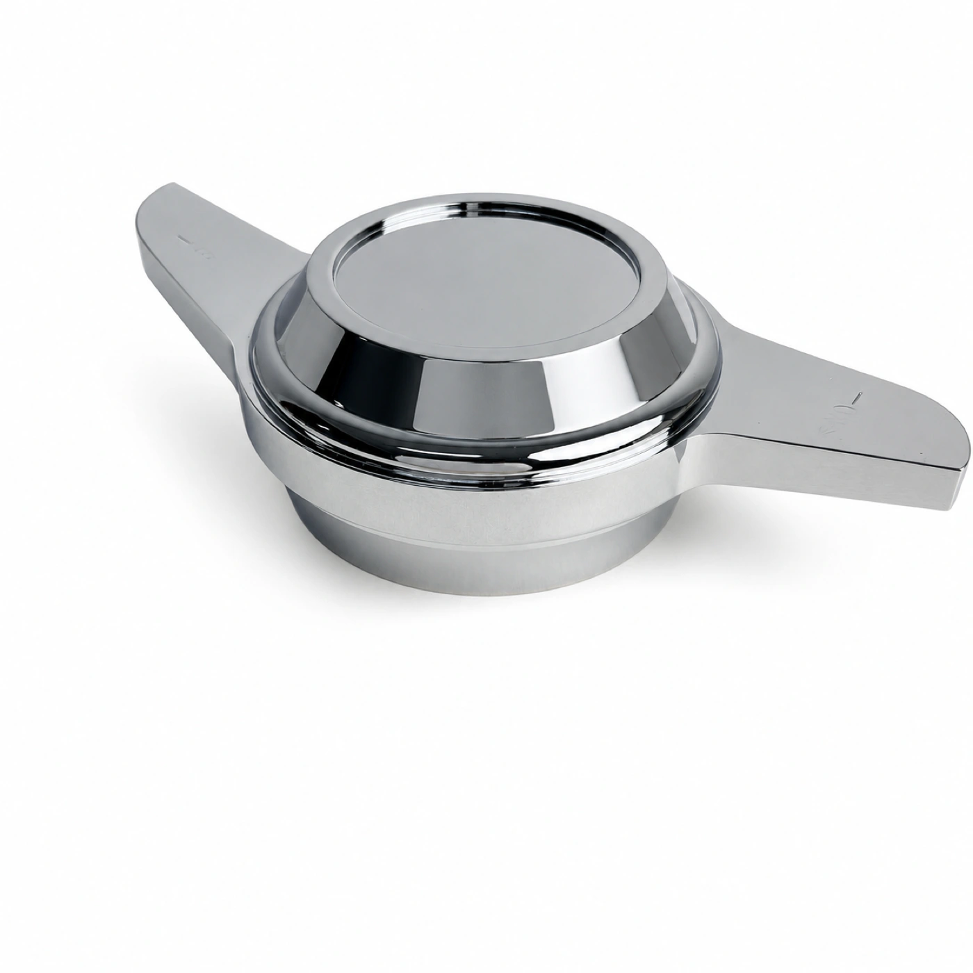 2-Bar Raised Flat Center Silver Wire Wheel Knock Off
