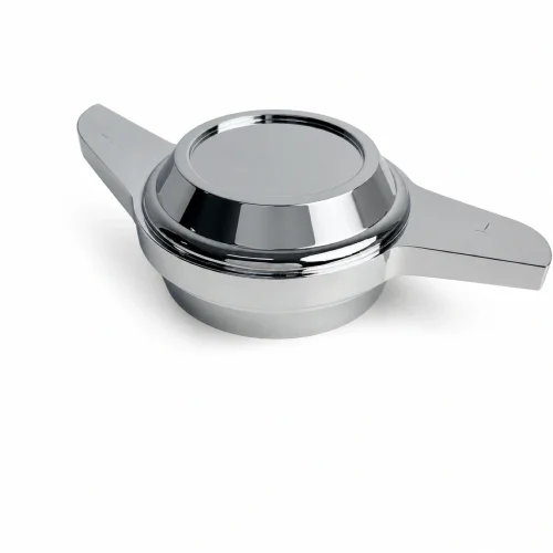 2-Bar Raised Flat Center Silver Wire Wheel Knock Off