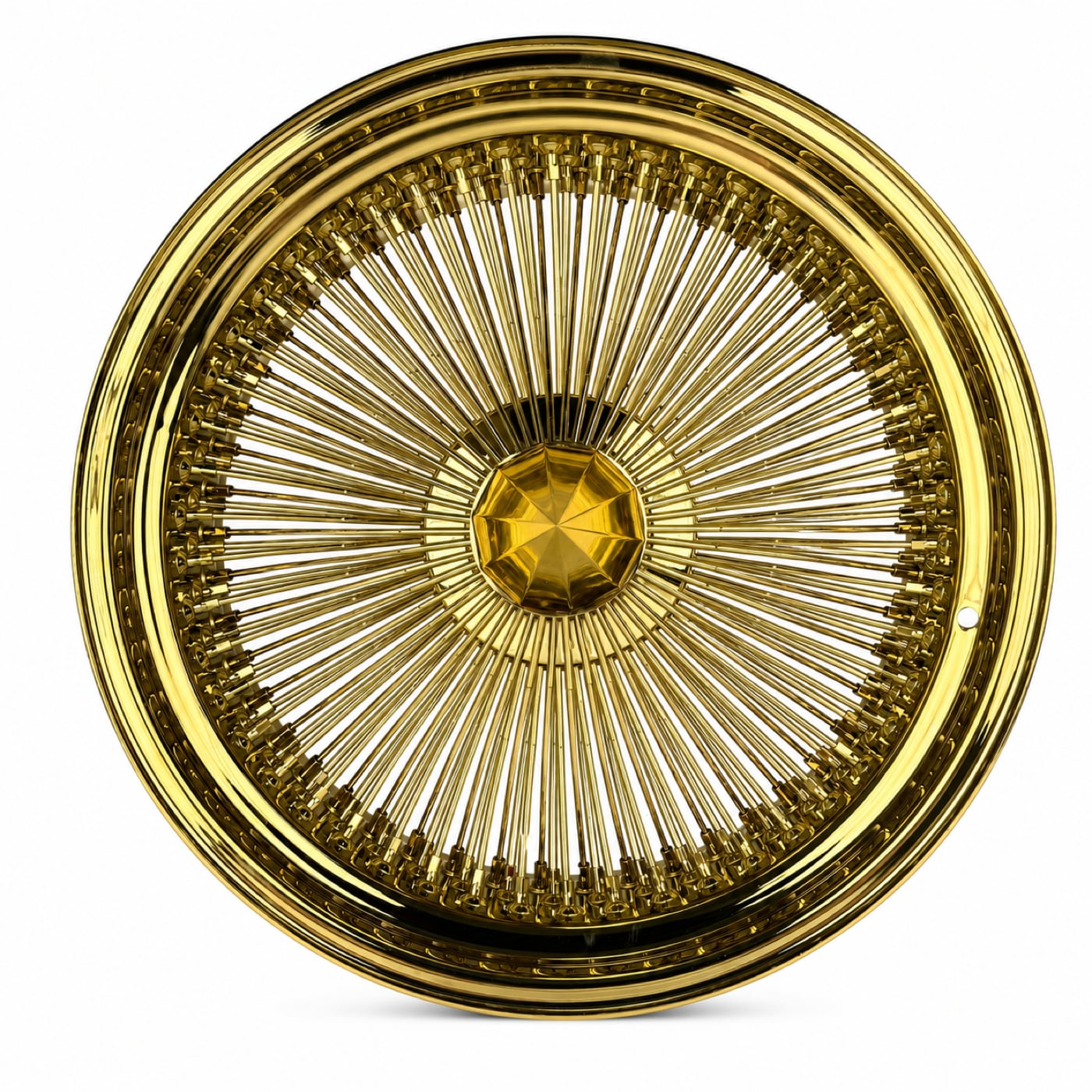 20x8 Titanium Gold 150-Spoke Straight Lace Standard Wire Wheel