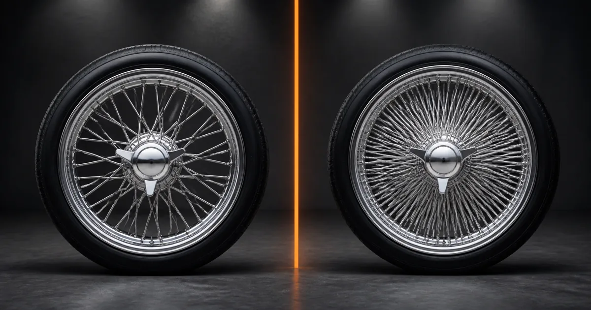 72-Spoke vs. 100-Spoke Wire Wheels: What’s the Difference?