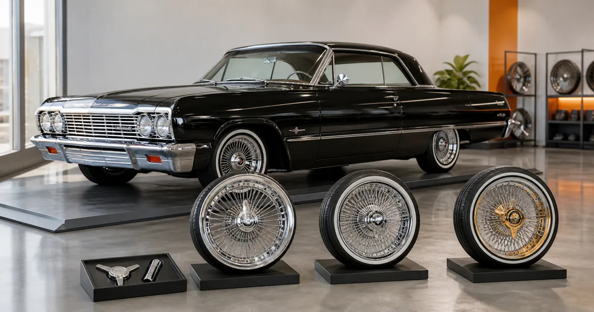 How to Choose Wire Wheels for Lowriders and Classic Cars