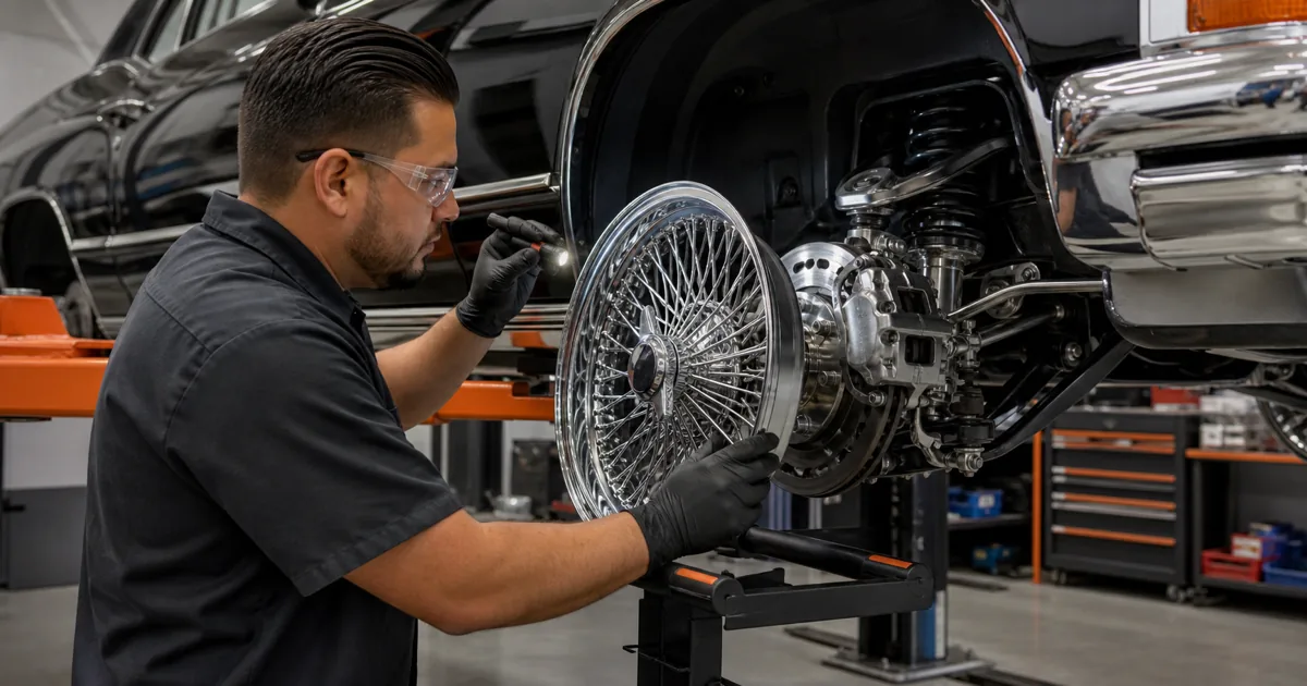 How to Test-Fit Wire Wheels Before Mounting Tires