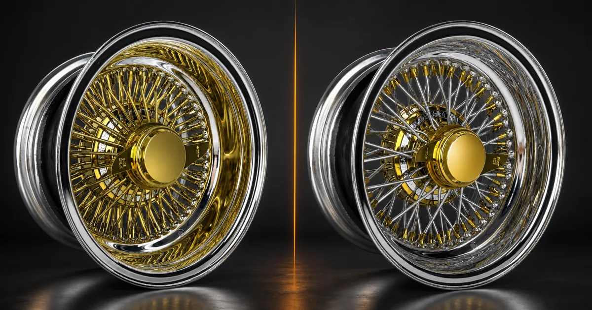 Straight Lace vs. Cross Lace Wire Wheels